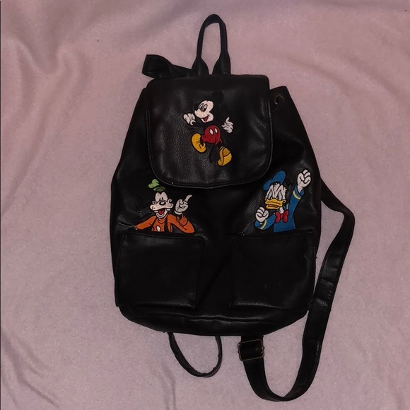 disney leather backpack